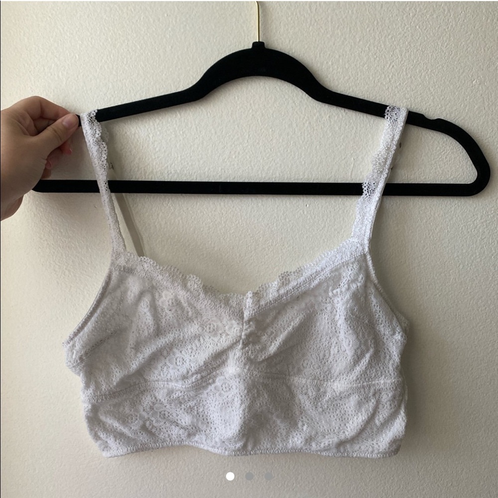 Gilly Hicks White Lace Bralette